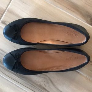 Black JCrew ballet flats